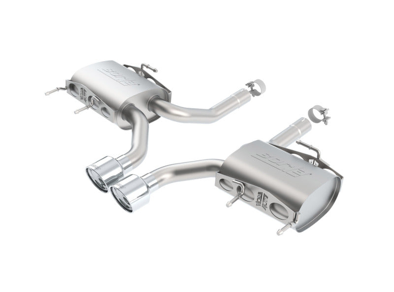 Borla 11-15 Cadillac CTS V Coupe 6.2L 8 cyl SS, S Type Exhaust system with polished stainless steel tips.