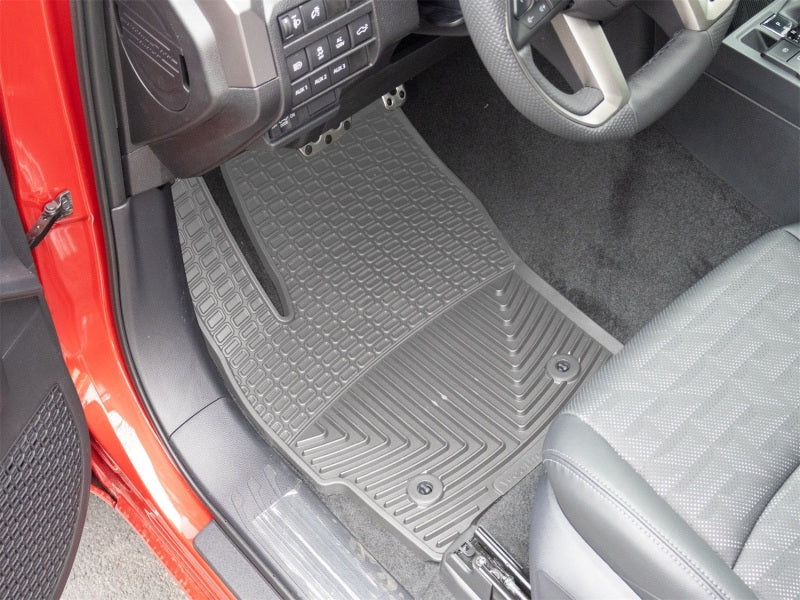 WeatherTech 24-26 Toyota Tacoma Hybrid 1st Row Front All-Weather Floor Mats - Grey Secondary image