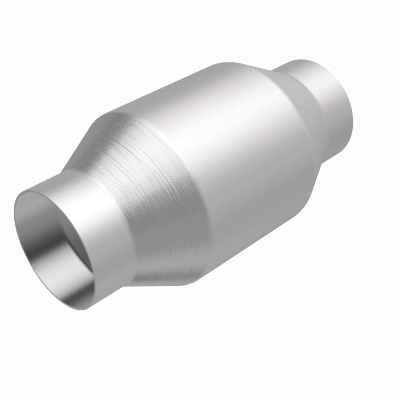 MagnaFlow Conv Univ 2.5in Inlet/Outlet Center/Center Round for offroad parts and performance upgrades.