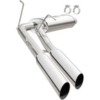 MagnaFlow 99-04 Ford F-150 V8 5.4L Supercharged Lightning SS Cat-Back Exhaust system with dual tips and clamps.