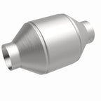 MagnaFlow Conv Univ 2.25in Inlet/Outlet Center/Center Round 3in Body L x 5in W x 8.75in Overall L, OEM grade catalytic converter