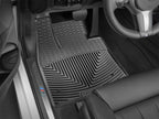 WeatherTech 14-15 BMW X5 Front Rubber Mats - Black in vehicle