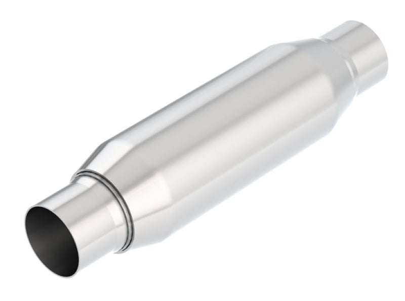 Borla CrateMuffler Resonator Option 2.25in Center/Center 3.5in Round x 10in for offroad performance upgrades