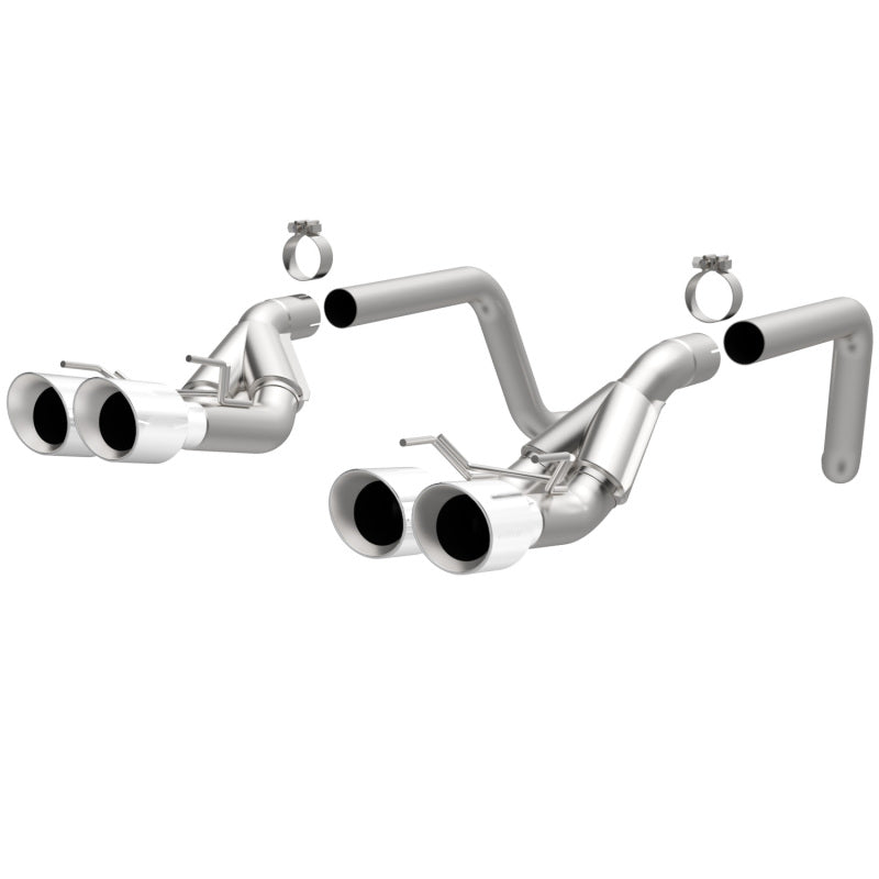 MagnaFlow 09-11 Chev Corvette V8 6.2L Comp Series Quad Center Rear Exit SS Cat-Back Perf Exhaust Secondary image