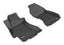 3D MAXpider 2012-2019 Subaru Impreza/XV Crosstrek/WRX/Sti Kagu 1st Row Floormat - Black in black rubber material