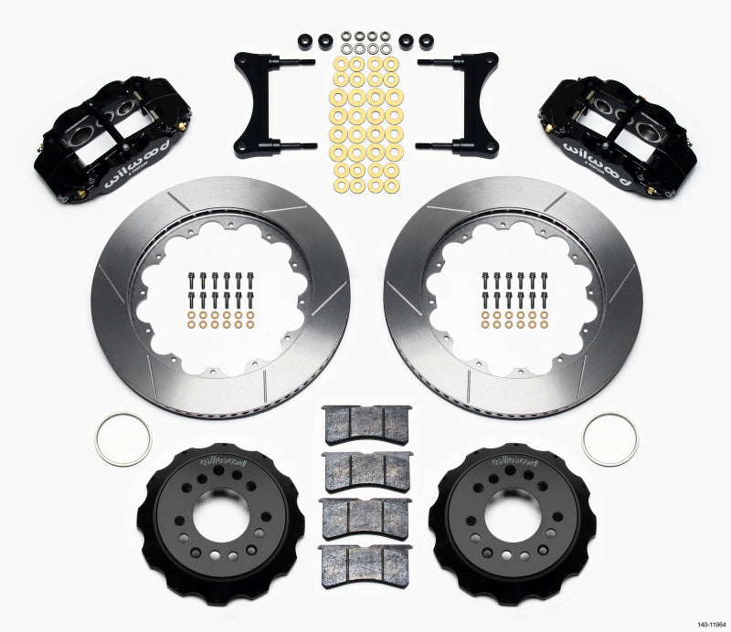 Wilwood Narrow Superlite 6R Front Hat Kit 14.00in 93-96 Mazda RX7 Secondary image