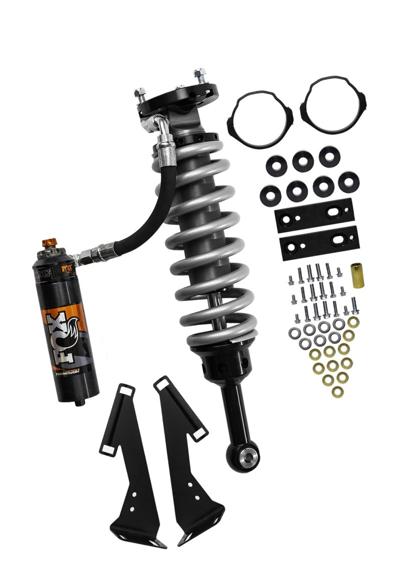 FOX 05+ Toyota Tacoma Performance Elite 2.5 Series Shock Front 2-3in Lift for offroad performance upgrades.