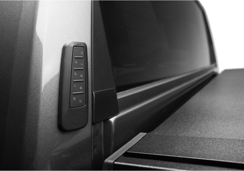 Retrax 2024 Ford F-150 SuperCrew/Super Cab 5.5ft. Bed Retrax EQ Bluetooth control panel for truck bed cover.