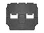 WeatherTech 2017+ Chrysler Pacifica Rear FloorLiner - Black