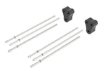 Borla Hanger & Isolator Kit - 6 Hanger Rods & 2 Rubber Isolators for offroad performance upgrades