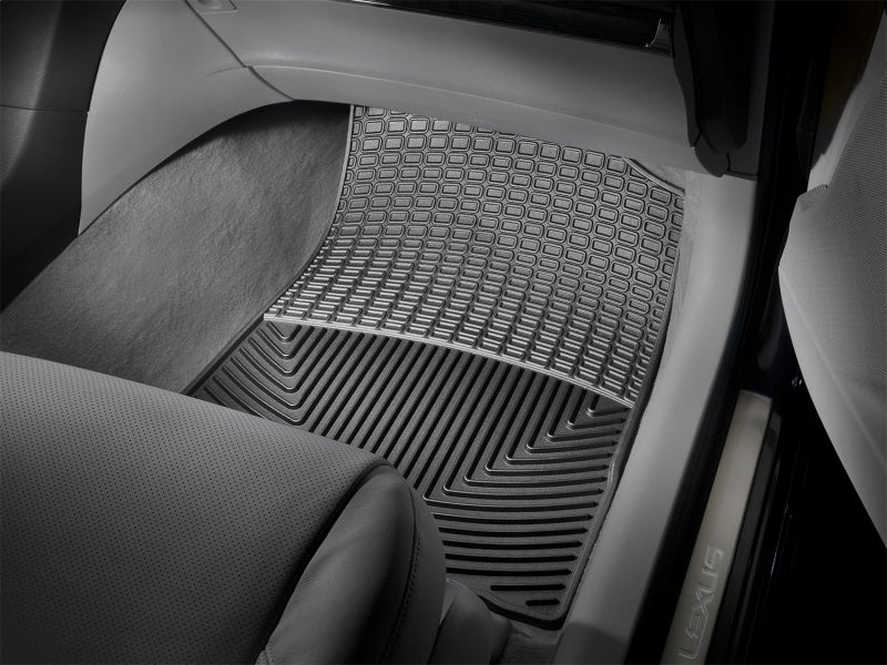 WeatherTech 07-13 BMW X5 Front Rubber Mats - Black in vehicle