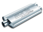 Borla Pro-XS 3in, 2-1/2in, 19in x 9-1/2in x 4in Oval Cen/Dual Turbo XL Muffler for offroad performance upgrades.