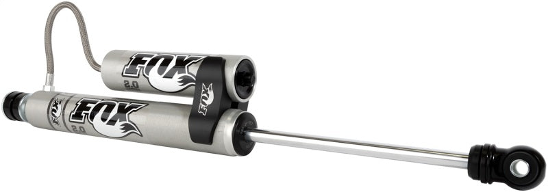 Fox 2.0 Performance Series 10.1in. Smooth Body Remote Res. Shock w/Stem Mount / Std Travel - Black for offroad performance upgrades