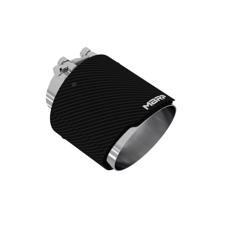 MBRP Universal Carbon Fiber Tip, 3in. ID./5in. OD./ 6.13in L. Angle Cut Dual Wall Secondary image