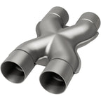 MagnaFlow Smooth Trans X 3/3 X 14 SS stainless steel x-pipe for performance offroad parts.