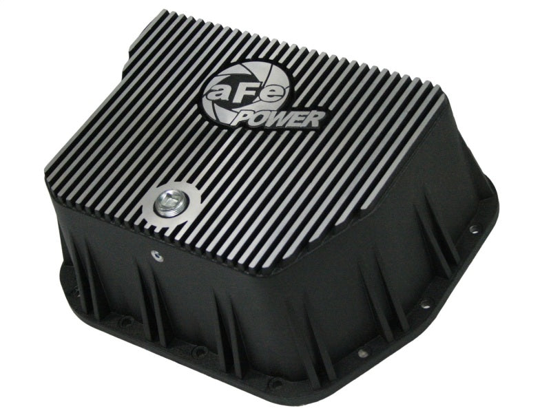 aFe Power Cover Trans Pan Machined COV Trans Pan Dodge Diesel Trucks 94-07 L6-5.9L (td) Machined Secondary image