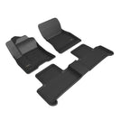 3D MAXpider 22-24 Mercedes-Benz Eqb 5-Seat (X243) Kagu Black R1 R2 all-weather floor mats design