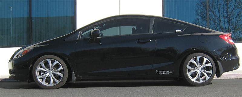 Eibach Pro-Kit for 12-13 Honda Civic Si Coupe/Sedan /13-15 Acura ILX 2.4L 4Cyl side view