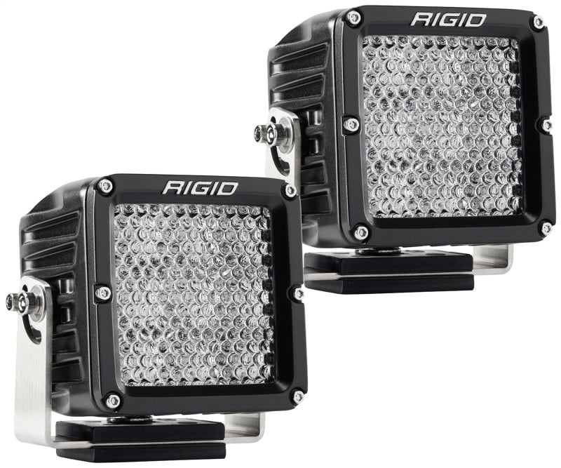 Rigid Industries Dually XL Hybrid Diffused - Spot (Set of 2) - Offroad lighting for trucks and Jeeps.
