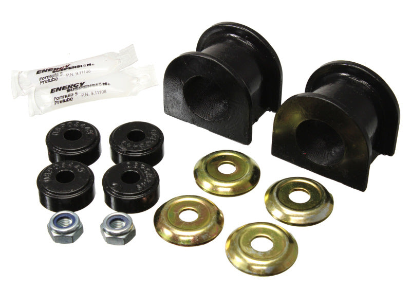 Energy Suspension 05-15 Toyota Tacoma 2WD 30mm Front Sway Bar Bushing Set - Black for offroad performance upgrades.