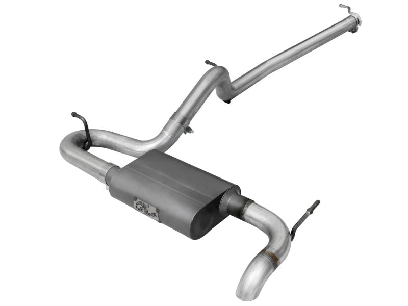 aFe Scorpion Exhaust System Cat Back 2.5in Aluminized Hi-Tuck 07-18 Jeep Wrangler JK V6 3.6/3.8L Secondary image