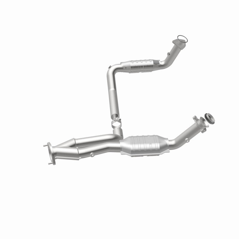 MagnaFlow Conv DF 02-06 Cadillac Escalade / 02-06 Chevy Avalanche 5.3L Dual Conv Y-Pipe Assembly 2WD image for offroad performance upgrades