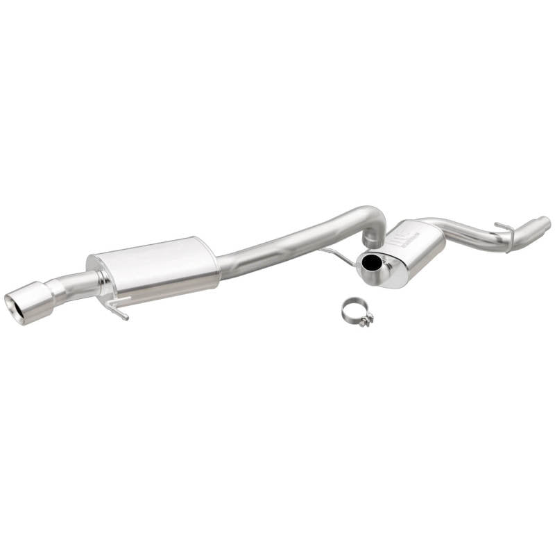 MagnaFlow Sys C/B 15-16 Volkswagen Passat 1.8L SS 3in Single Rear Ext 4in Tip - stainless steel exhaust system Main image
