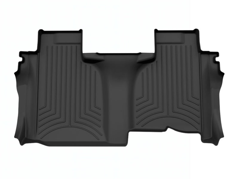 WeatherTech 19-25 Chevy Silverado Double Cab Bench Front FloorLiner HP - Black for offroad truck accessories online. Main image