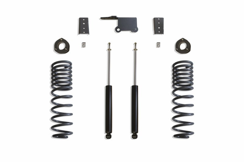 MaxTrac 2019+ RAM 1500 2WD 3in Rear Coil Spacers & Sway Bar Brackets w/Maxtrac Shocks, off road parts for trucks.