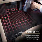 3D MAXpider 2014-2017 Chevrolet SS Kagu 1st Row Floormat - Black with perfect fit for maximum coverage