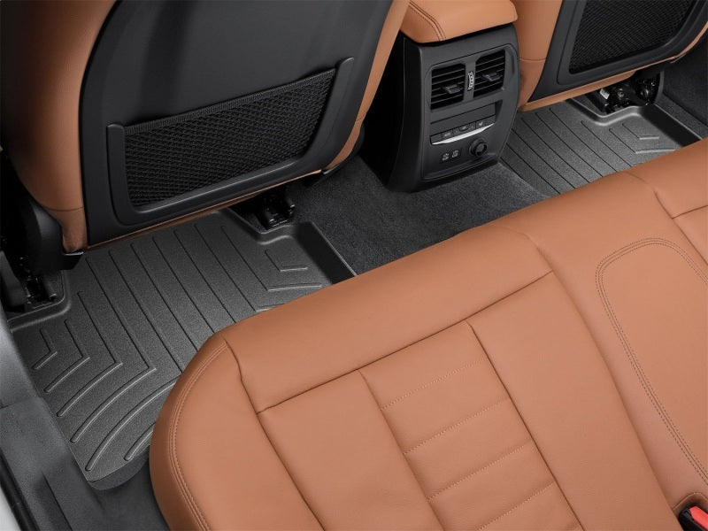 WeatherTech 2019+ BMW 330i X-Drive Rear FloorLiner - Black in vehicle interior