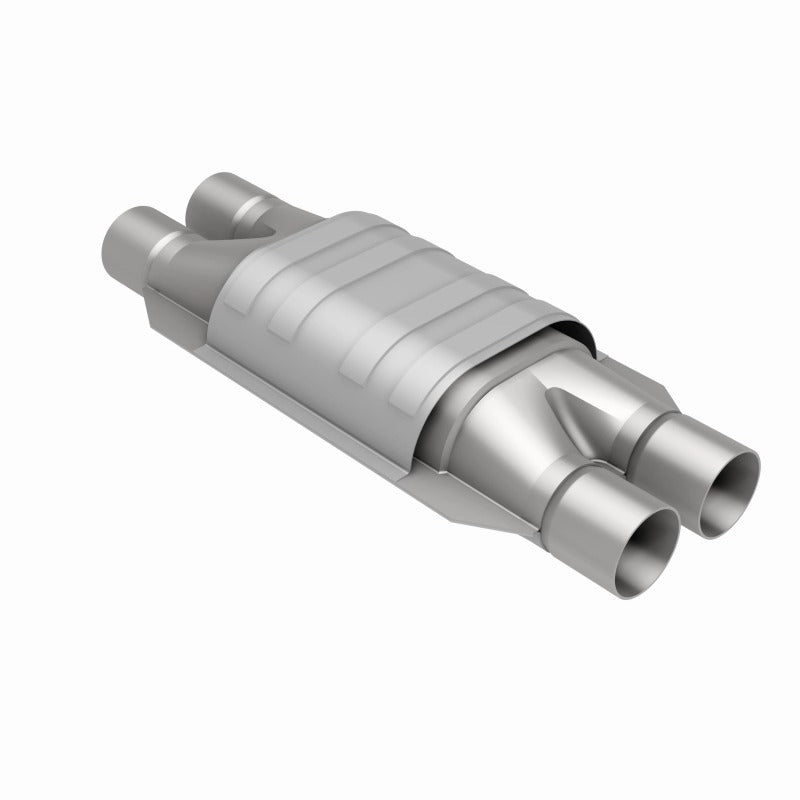 MagnaFlow Conv Univ 2/2 D/D FED catalytic converter for offroad performance upgrades.