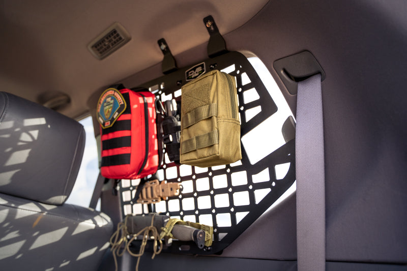 DV8 Offroad 03-09 Lexus GX 470 Rear Window Molle Storage Panels with gear