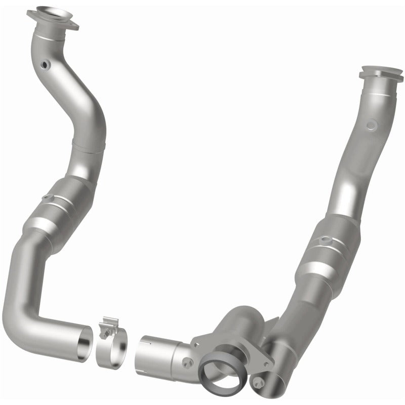 MagnaFlow Conv Direct Fit 11-14 Ford F-250 Super Duty / 350 Super Duty V8 6.2L exhaust pipes for offroad performance upgrades.