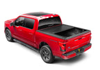 Retrax 21-22 Ford F-150 Super Crew/Super Cab (Incl. 2022 Lightning) 5.5ft Bed RetraxPRO MX on a red truck