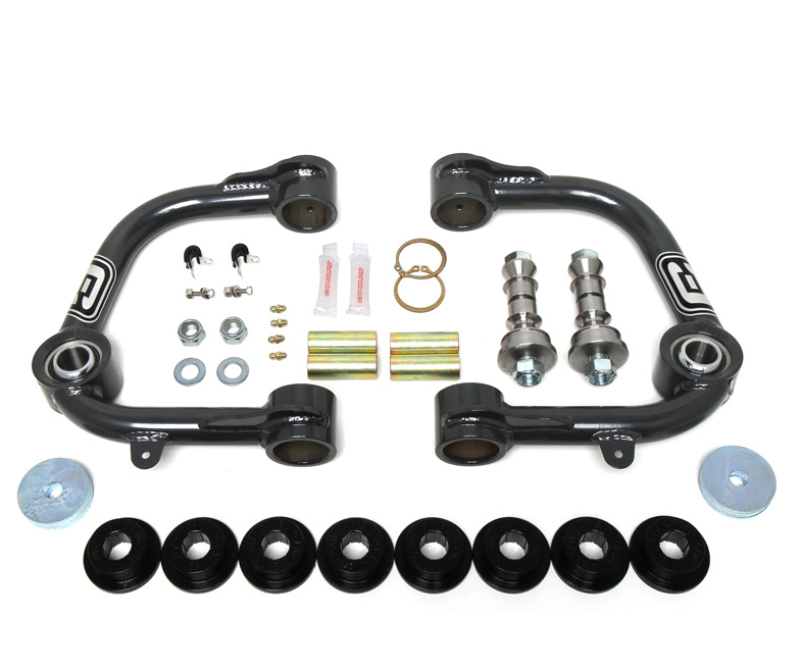 Camburg Toyota Tundra 2WD/4WD 00-06 1in Performance Uniball Upper Arms and installation parts.