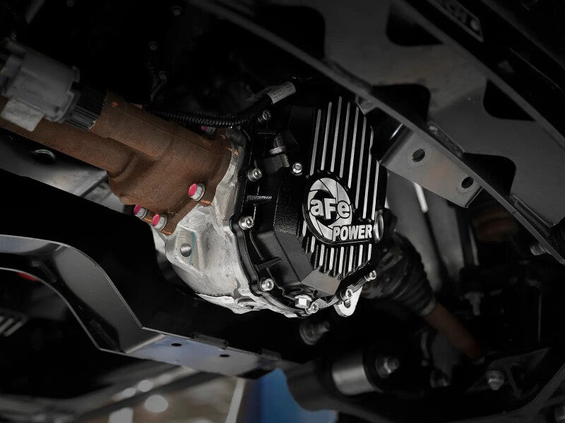 aFe Power Front/Rear Diff Cover Kit w/ Oil 11-19 GM Diesel Trucks V8 (AAM 9.25-12 & AAM 11.5-14) Secondary image
