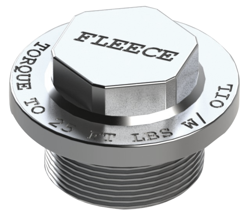 Fleece Performance 01-13 GM Duramax 6.6L Duramax Turbo Thermostat Delete Plug Secondary image