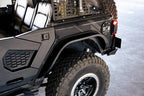 DV8 Offroad 18-23 Jeep Wrangler JL Slim Fender Flares on black Jeep