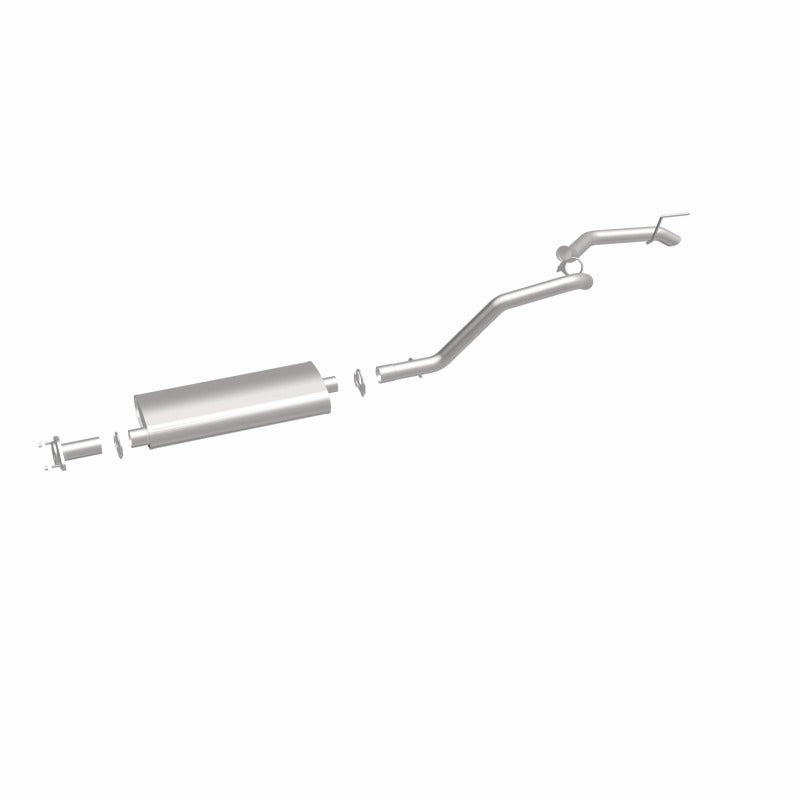 MagnaFlow BRE Exhaust Kit 05-10 Jeep Commander Grand Cherokee components and parts laid out for installation.