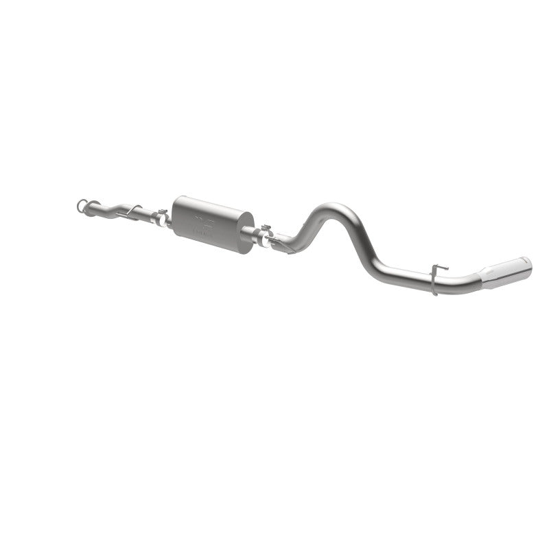 MagnaFlow Cat-Back 2016 Toyota Tacoma 3.5L V6 SS 3in Single Pass Side Exit Rear 4in Tip exhaust system