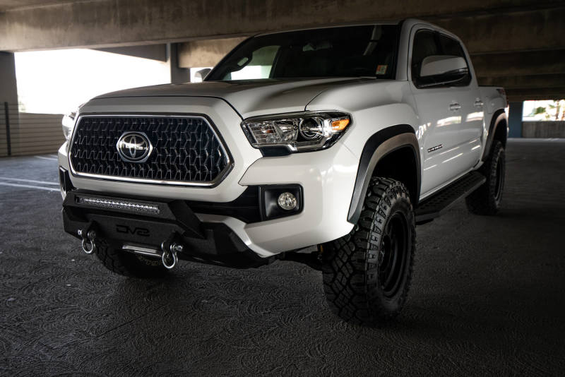 DV8 Offroad 2016+ Toyota Tacoma Center Bumper installed