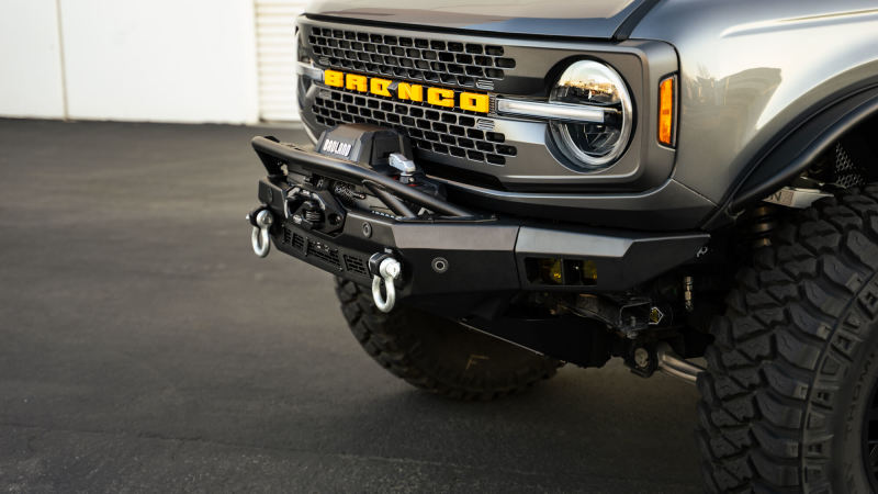 DV8 Offroad 21-23 Ford Bronco Spec Series Front Bumper with winch