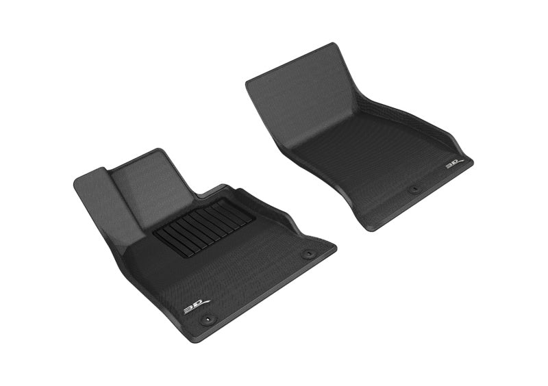 3D MAXpider 2018-2020 Kia Stinger Rwd Kagu 1st Row Floormat - Black Secondary image