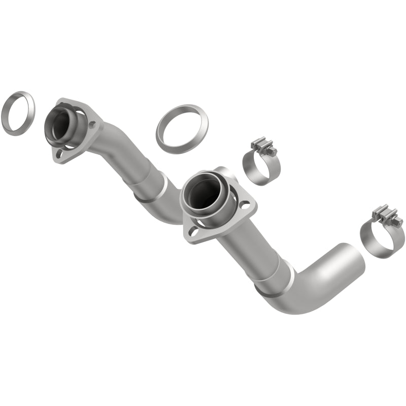 MagnaFlow 66-72 Chevy C10 Pickup V8 2-Piece Front Exhaust Pipe Kit (2in Tubing/Clamps/Inlet Flanges) Secondary image