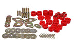 Energy Suspension 00-02 Toyota 4-Runner 2WD/4WD Red Body Mount Bushing Set for offroad performance upgrades.