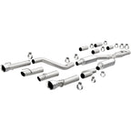 MagnaFlow 2017+ Dodge Charger 409 SS Polished 3in Quad Tips Cat-Back Exhaust parts and accessories