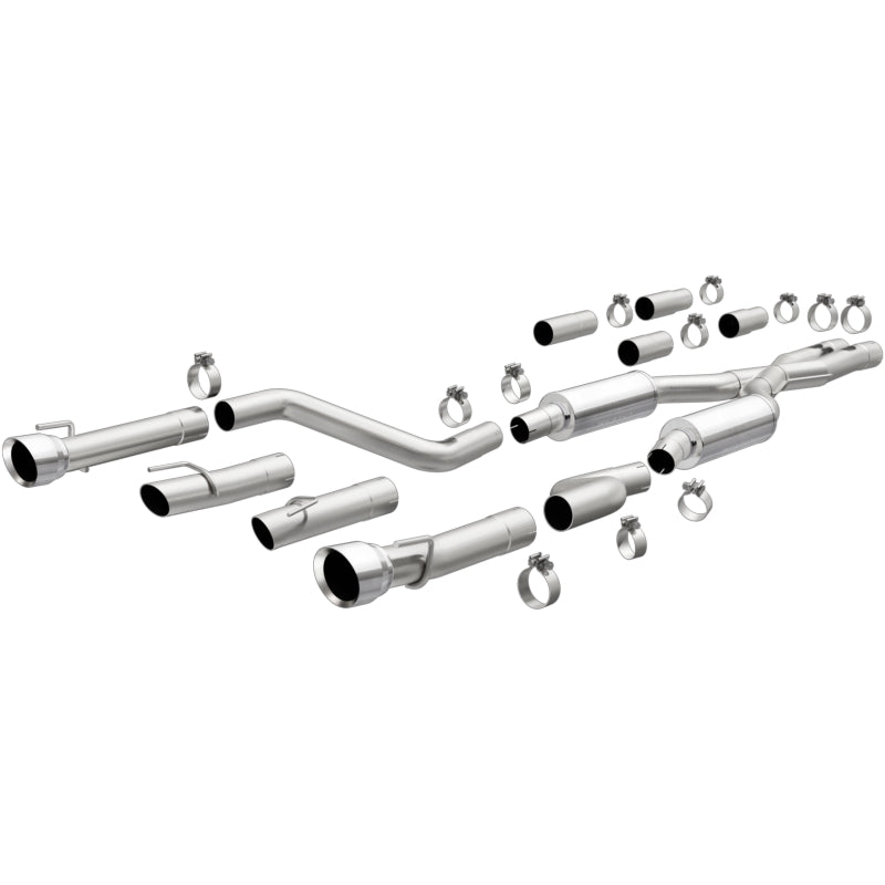MagnaFlow 2017+ Dodge Charger 409 SS Polished 3in Quad Tips Cat-Back Exhaust parts and accessories