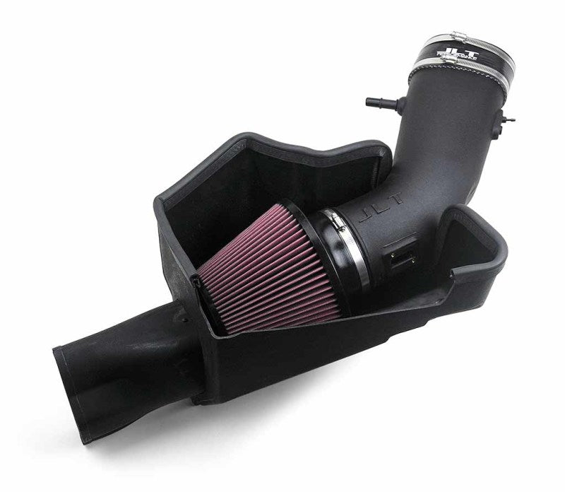 JLT 15-17 Ford Mustang GT (w/Roush/VMP Supercharger) Blk Tex CAI Kit w/Red Filter - Tune Req Secondary image