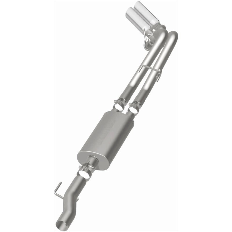 MagnaFlow SYS C/B 10-11 Ford F150 Raptor 6.2L exhaust system for offroad performance upgrades.